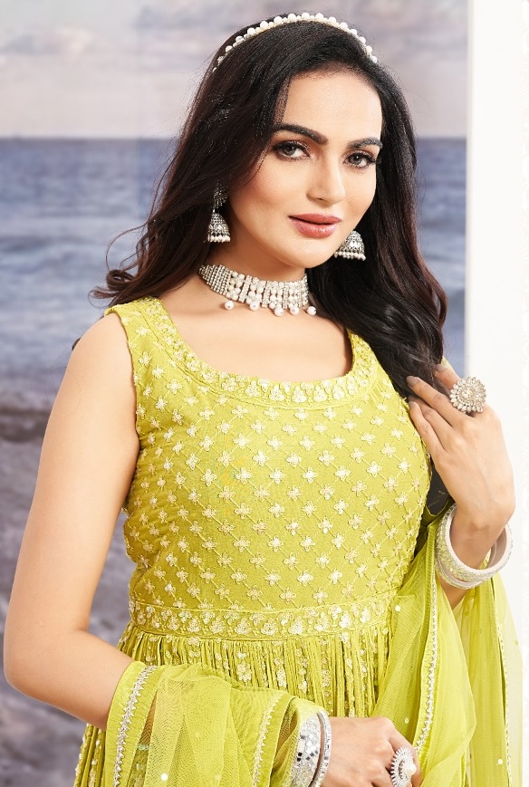 Parrot Green Dress - Image 2